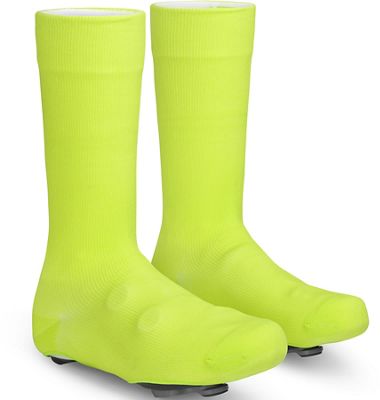 GripGrab Flandrien WP Knitted Road Shoe Covers AW21 - Yellow Hi-Vis, Yellow Hi-Vis
